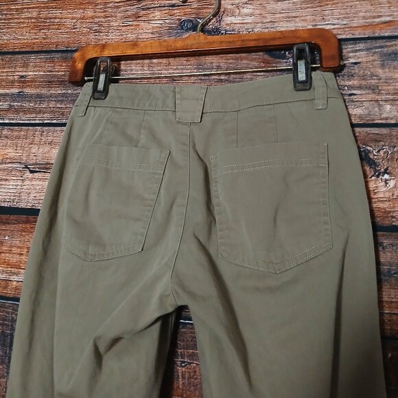 Vince Pants Size 0 Breech Jodhpur Style Khaki Tan Button Ankle Made in USA - Picture 5 of 11